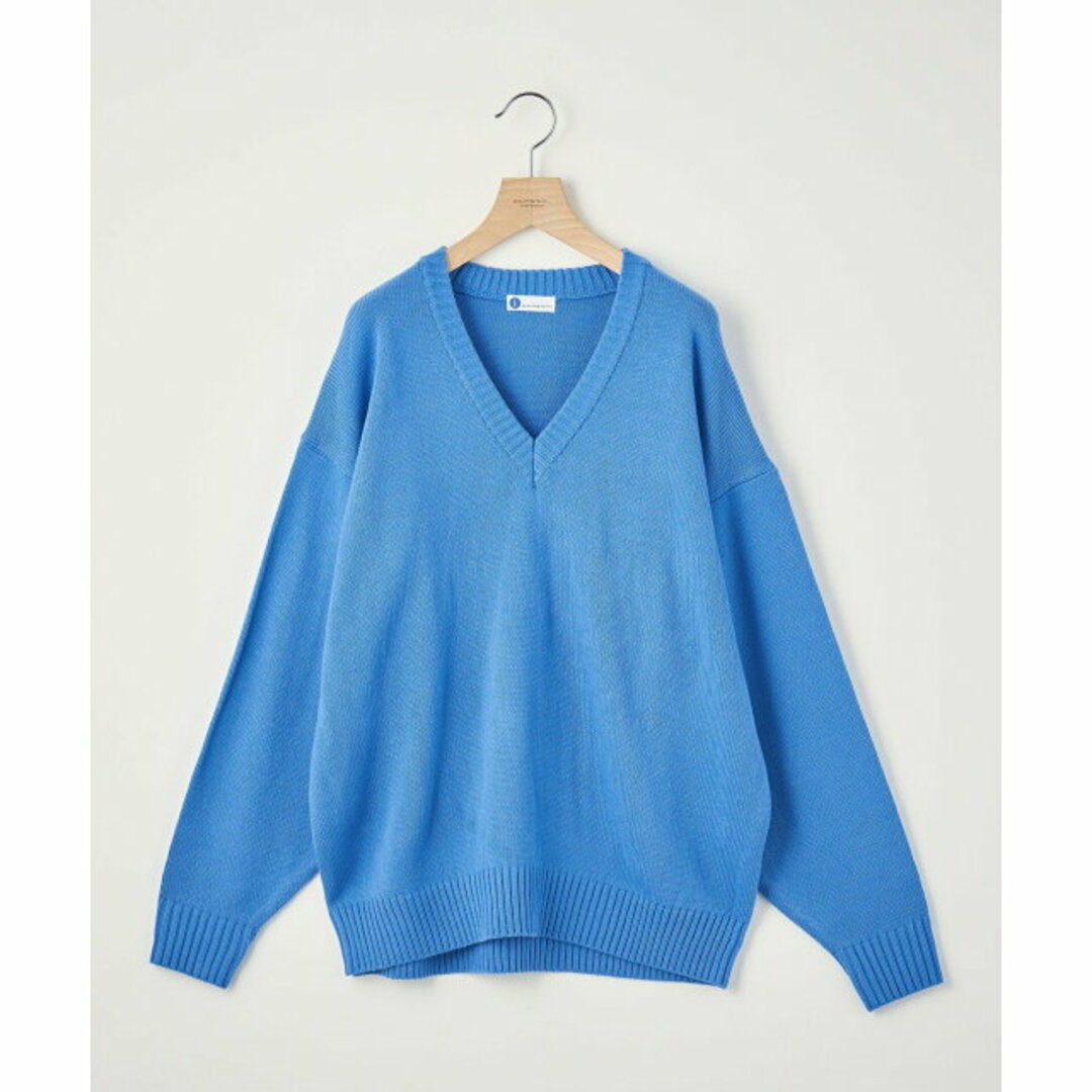 BEAUTY&YOUTH UNITED ARROWS(ビューティアンドユースユナイテッドアローズ)の【TURQUOISE】【L】<info. BEAUTY&YOUTH> バルーンシルエット Vネック ニット メンズのトップス(ニット/セーター)の商品写真