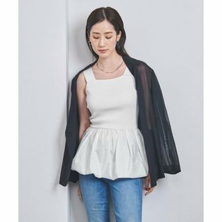 ユナイテッドアローズ(UNITED ARROWS)の【WHITE】バブルヘム キャミソール(ニット/セーター)