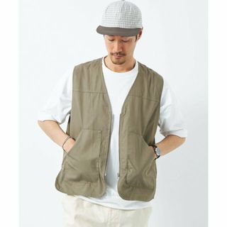 ユナイテッドアローズグリーンレーベルリラクシング(UNITED ARROWS green label relaxing)の【MOCA】Morley T/Cツイル ジップアップ ベスト(ベスト)