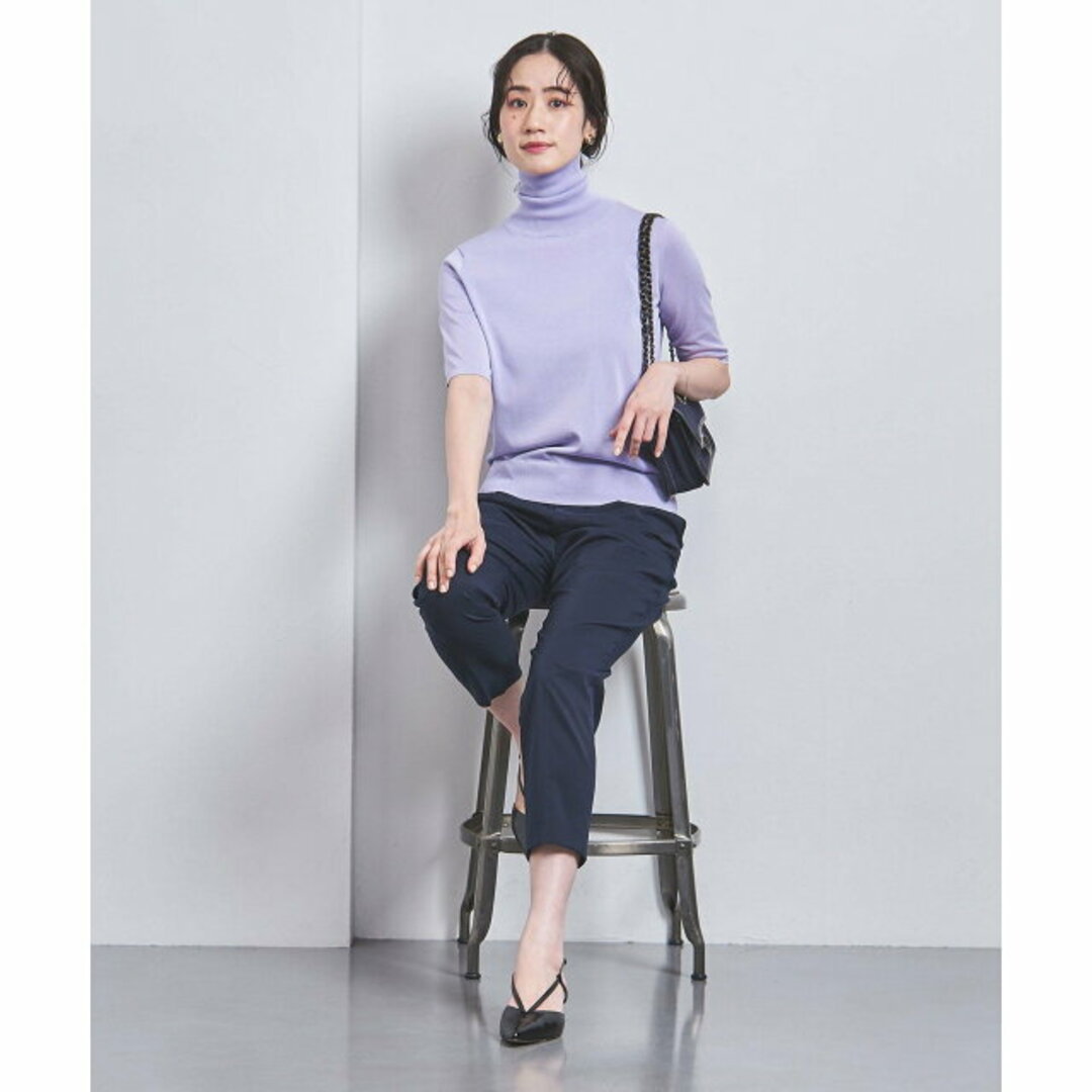 UNITED ARROWS(ユナイテッドアローズ)の【LILAC】【FREE】18G タートルネック ニット レディースのトップス(ニット/セーター)の商品写真