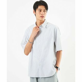 ユナイテッドアローズグリーンレーベルリラクシング(UNITED ARROWS green label relaxing)の【WHITE】ストライプパターン ジャストルーズ シャツ(その他)