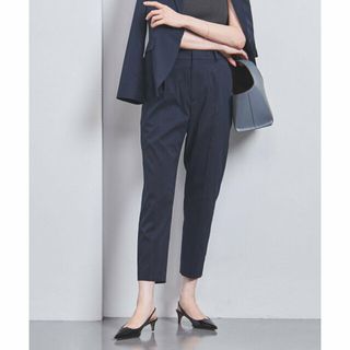 ユナイテッドアローズ(UNITED ARROWS)の【NAVY】ポリエステル テーパード タックパンツ(その他)