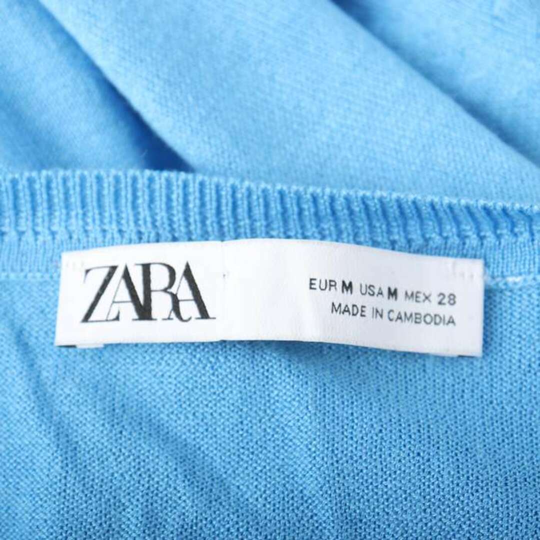 ZARA - ザラ ニット トップス 薄手 シンプル インナー レディース M