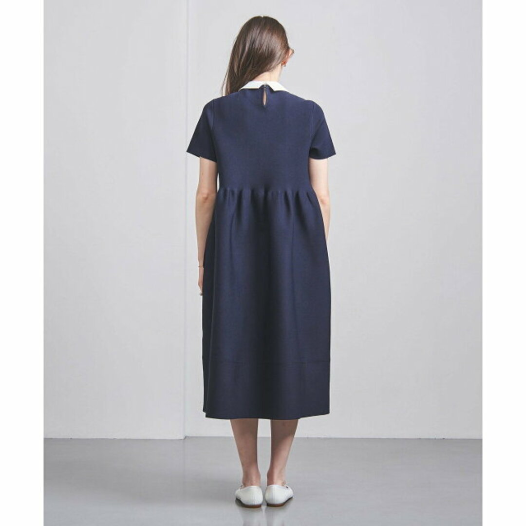 UNITED ARROWS(ユナイテッドアローズ)の【NAVY】【FREE】ペプラム ショートスリーブ ワンピース レディースのワンピース(ロングワンピース/マキシワンピース)の商品写真