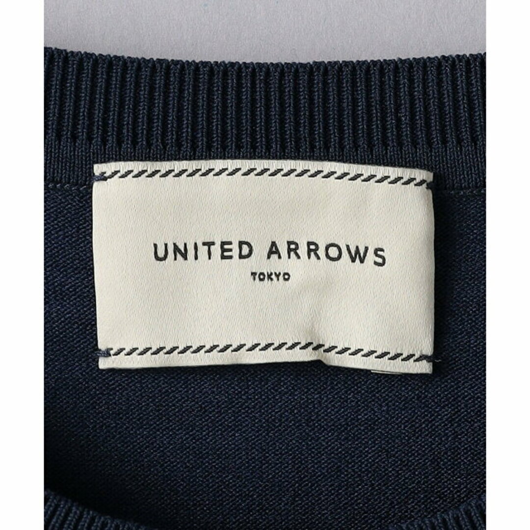 UNITED ARROWS(ユナイテッドアローズ)の【NAVY】コンパクト TEE ニット レディースのトップス(ニット/セーター)の商品写真