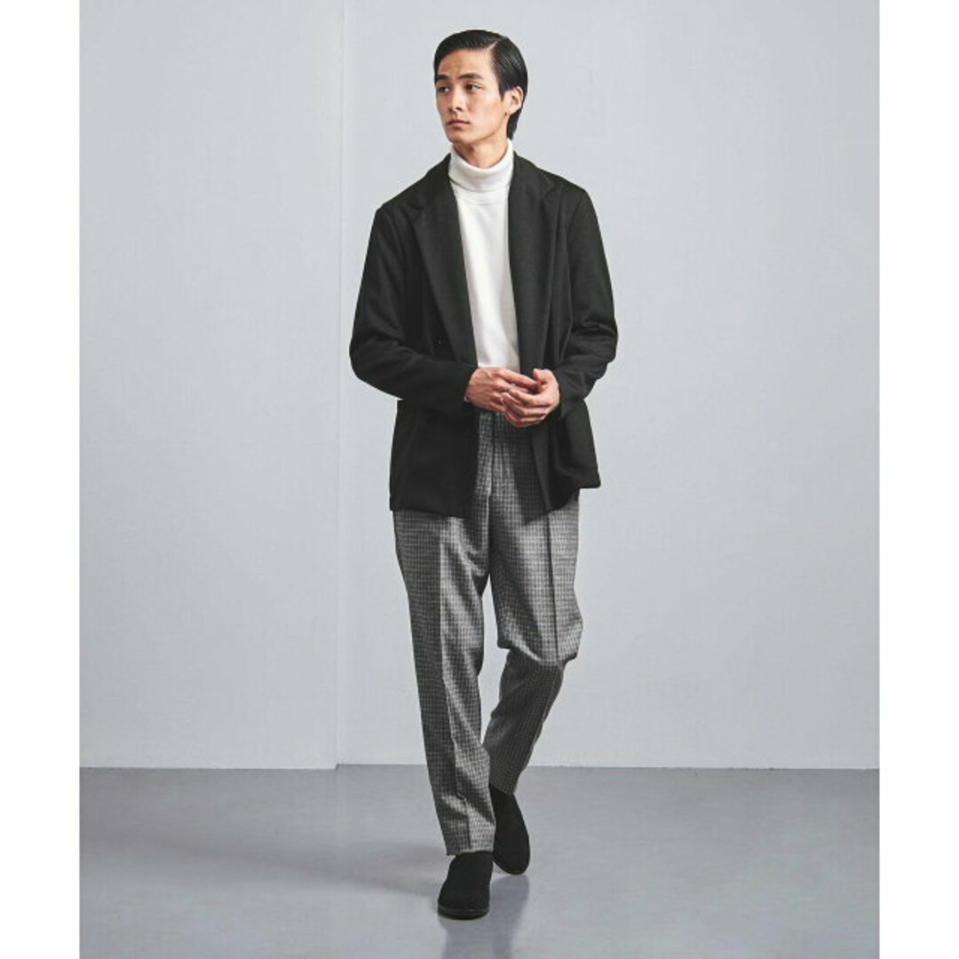 UNITED ARROWS(ユナイテッドアローズ)の【MD.GRAY】ファンシーチェック 1プリーツ テーパード パンツ その他のその他(その他)の商品写真