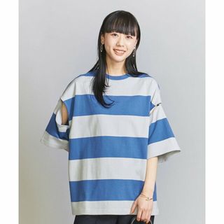 ビューティアンドユースユナイテッドアローズ(BEAUTY&YOUTH UNITED ARROWS)の【ROYAL】【別注】<PHEENY>ボーダースリットTシャツ(カットソー(長袖/七分))