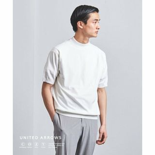 ユナイテッドアローズ(UNITED ARROWS)の【WHITE】コットン/ポリエステル モックネック Tシャツ COZY -ウォッシャブル-(その他)