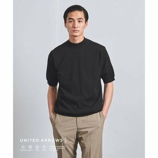 ユナイテッドアローズ(UNITED ARROWS)の【BLACK】コットン/ポリエステル モックネック Tシャツ COZY -ウォッシャブル-(その他)