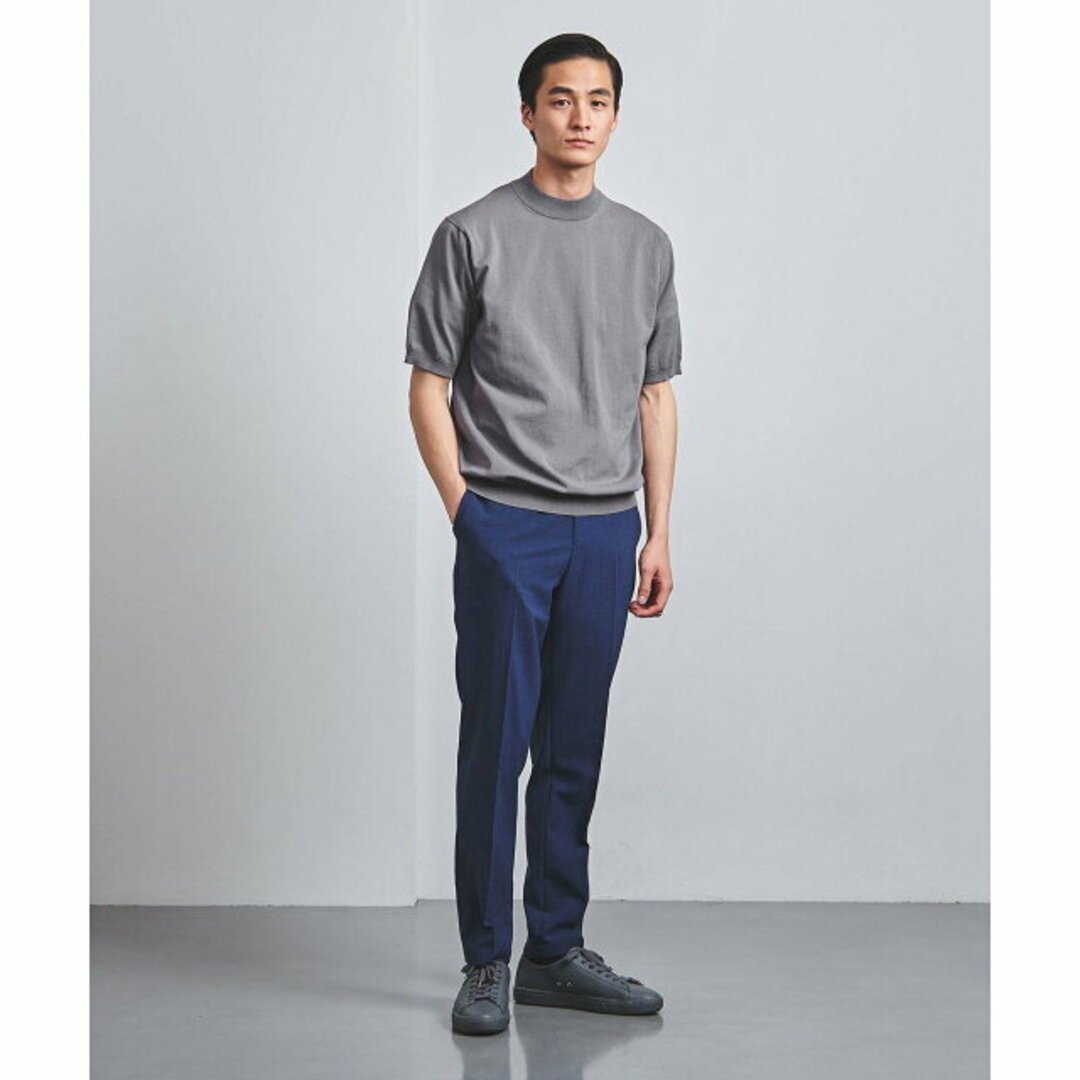 UNITED ARROWS(ユナイテッドアローズ)の【MD.GRAY】【L】コットン/ポリエステル モックネック Tシャツ COZY -ウォッシャブル- その他のその他(その他)の商品写真