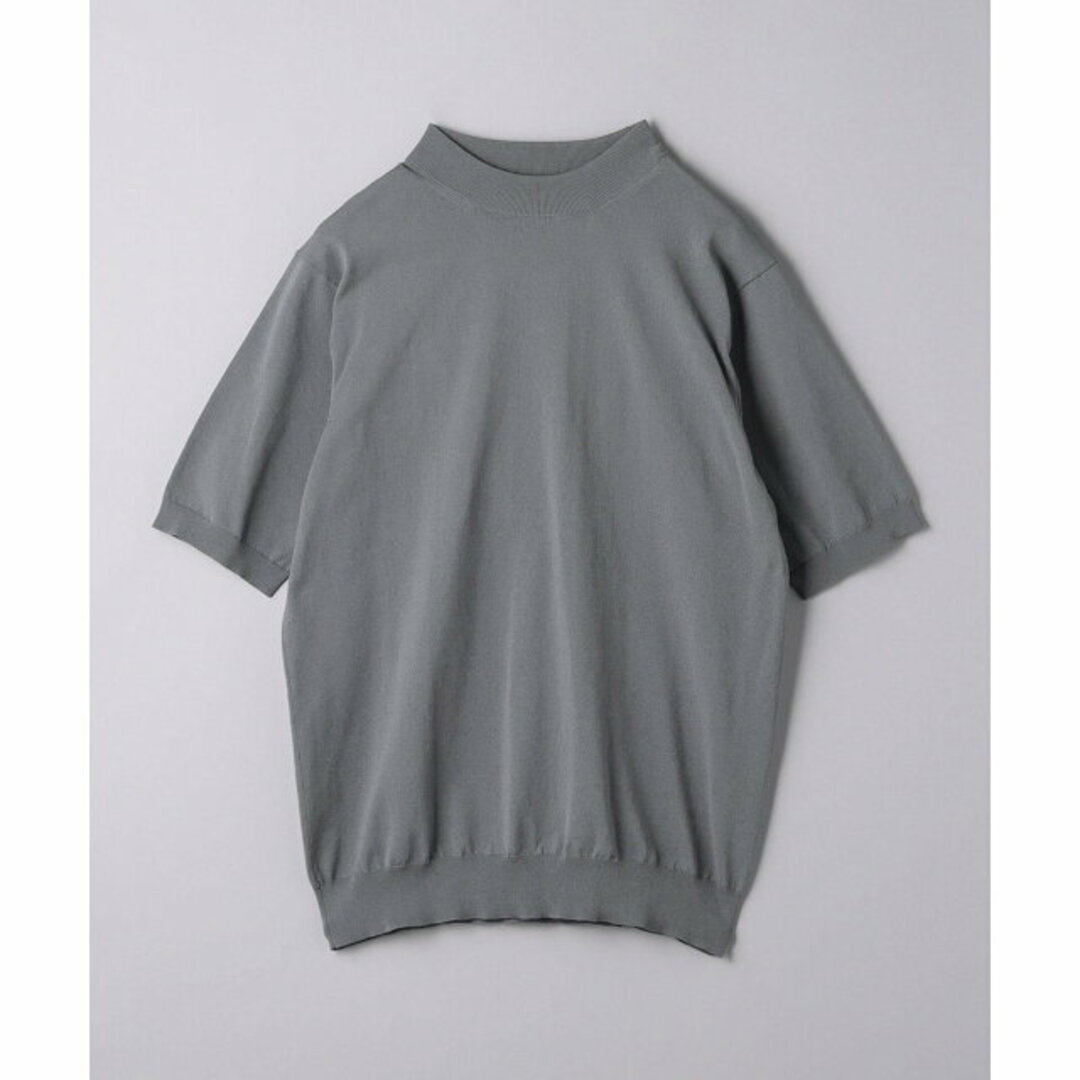 UNITED ARROWS(ユナイテッドアローズ)の【MD.GRAY】【L】コットン/ポリエステル モックネック Tシャツ COZY -ウォッシャブル- その他のその他(その他)の商品写真