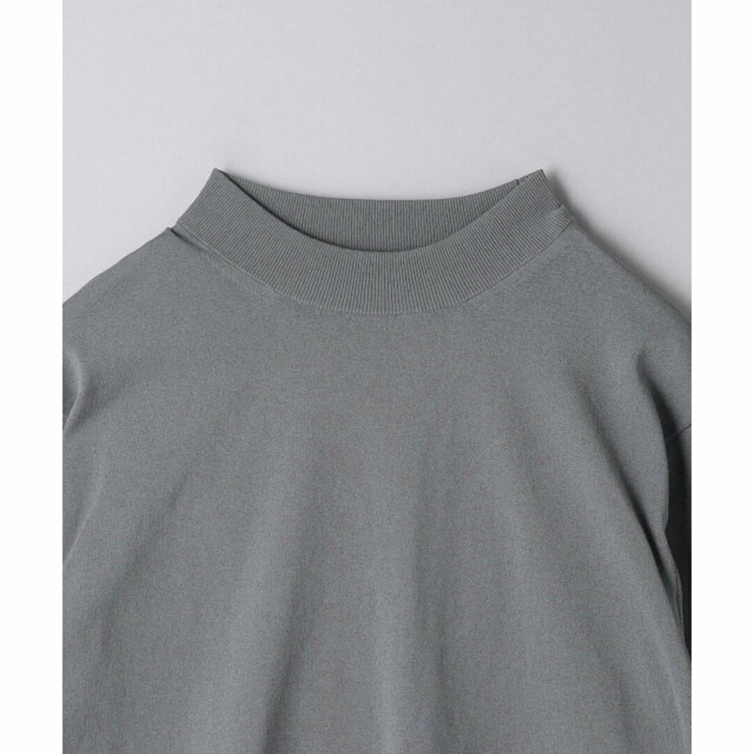 UNITED ARROWS(ユナイテッドアローズ)の【MD.GRAY】【L】コットン/ポリエステル モックネック Tシャツ COZY -ウォッシャブル- その他のその他(その他)の商品写真