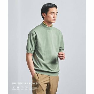 ユナイテッドアローズ(UNITED ARROWS)の【OLIVE】コットン/ポリエステル モックネック Tシャツ COZY -ウォッシャブル-(その他)