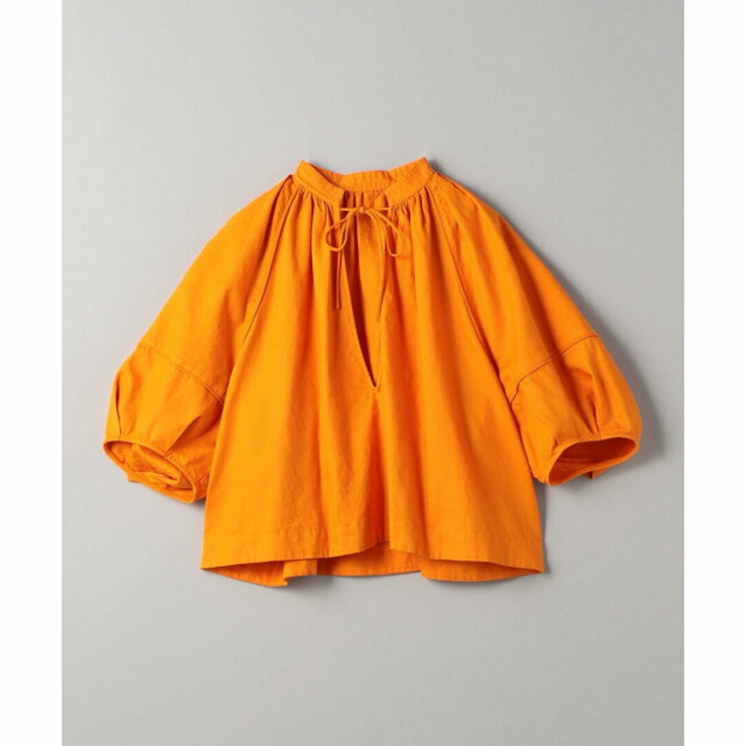 BEAUTY&YOUTH UNITED ARROWS(ビューティアンドユースユナイテッドアローズ)の【ORANGE】麻コットンドビー Vネックチュニック -ウォッシャブル- レディースのワンピース(ミニワンピース)の商品写真