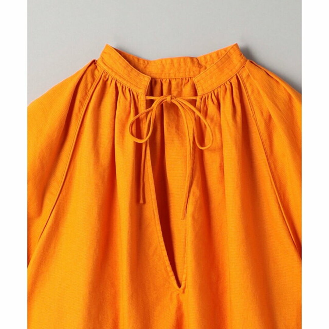 BEAUTY&YOUTH UNITED ARROWS(ビューティアンドユースユナイテッドアローズ)の【ORANGE】麻コットンドビー Vネックチュニック -ウォッシャブル- レディースのワンピース(ミニワンピース)の商品写真