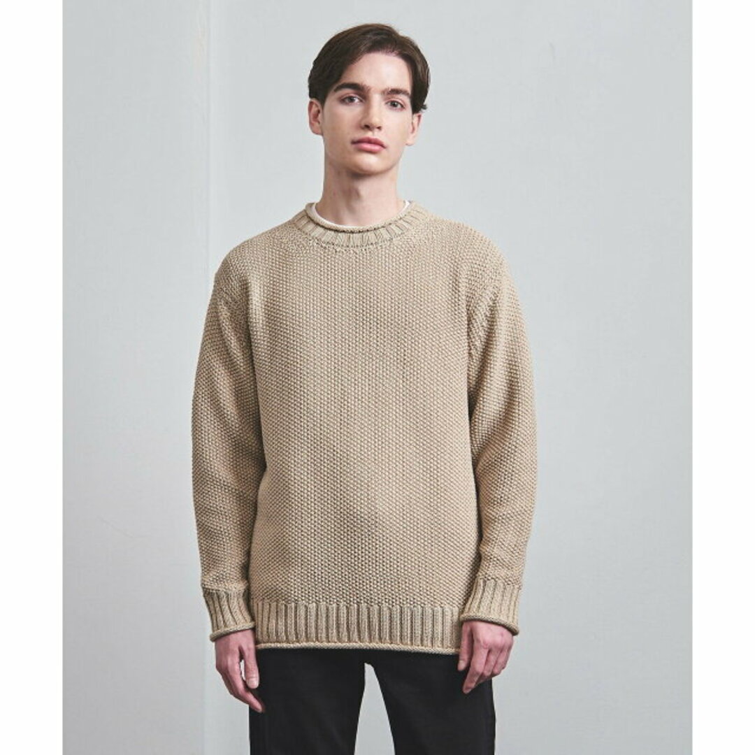 UNITED ARROWS(ユナイテッドアローズ)の【BEIGE】【S】YAMAGATA バスケット クルーネック セーター その他のその他(その他)の商品写真