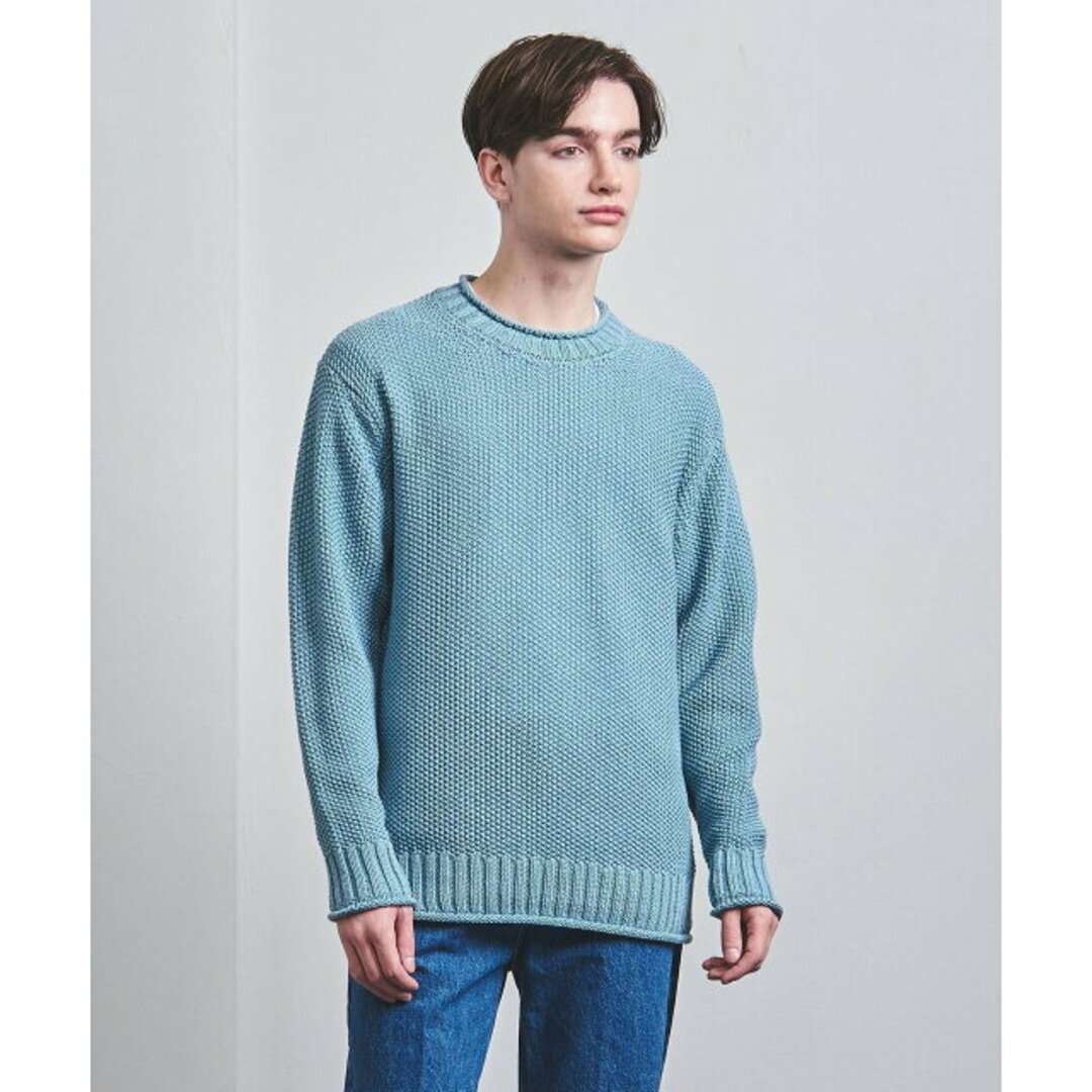 UNITED ARROWS(ユナイテッドアローズ)の【LT.BLUE】YAMAGATA バスケット クルーネック セーター その他のその他(その他)の商品写真