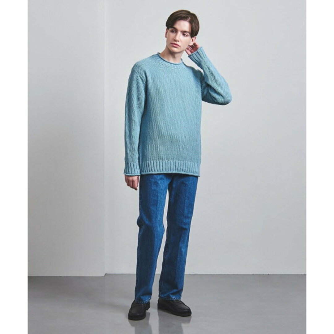 UNITED ARROWS(ユナイテッドアローズ)の【LT.BLUE】YAMAGATA バスケット クルーネック セーター その他のその他(その他)の商品写真