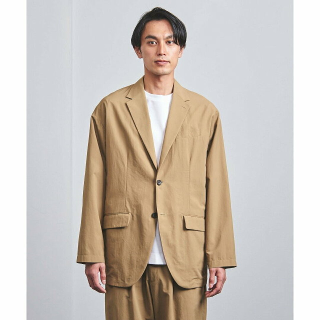 UNITED ARROWS(ユナイテッドアローズ)の【BEIGE】ナイロンリップストップ ドロップショルダー 2ボタンジャケット メンズのジャケット/アウター(テーラードジャケット)の商品写真