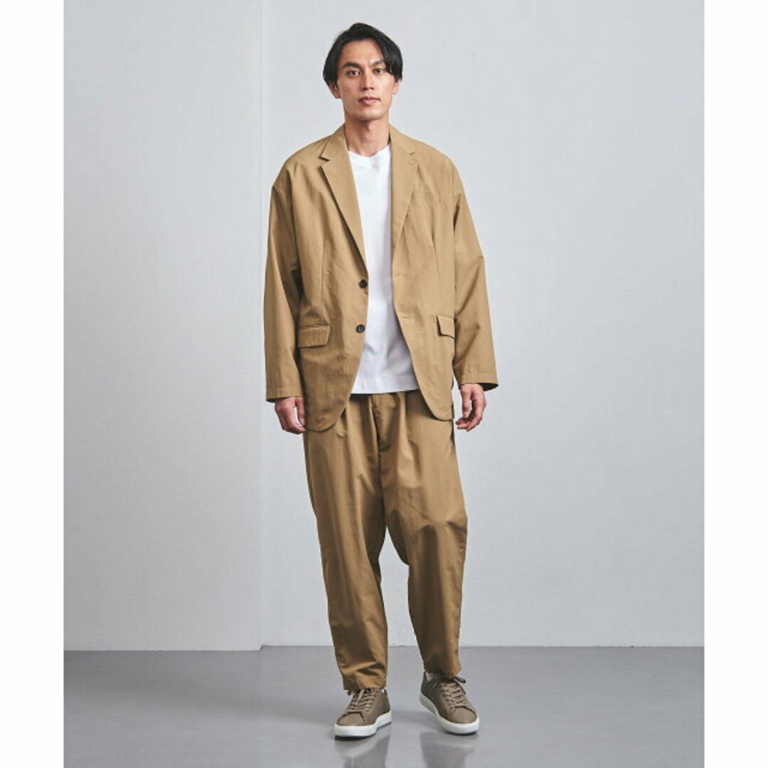 UNITED ARROWS(ユナイテッドアローズ)の【BEIGE】ナイロンリップストップ ドロップショルダー 2ボタンジャケット メンズのジャケット/アウター(テーラードジャケット)の商品写真