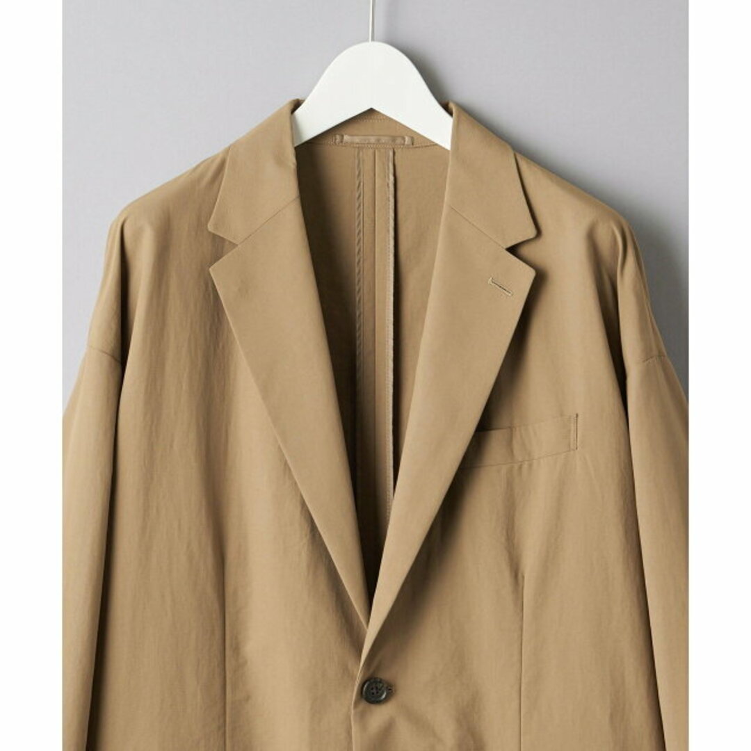 UNITED ARROWS(ユナイテッドアローズ)の【BEIGE】【M】ナイロンリップストップ ドロップショルダー 2ボタンジャケット メンズのジャケット/アウター(テーラードジャケット)の商品写真