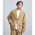 【BEIGE】ナイロンリップストップ ドロップショルダー 2ボタンジャケット