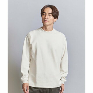 ビューティアンドユースユナイテッドアローズ(BEAUTY&YOUTH UNITED ARROWS)の【OFF WHITE】ミクスト ダブルフェイス モックネック カットソー(その他)