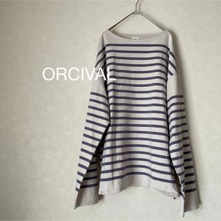 オーシバル(ORCIVAL)のORCIVAL オーシバルオーガニックジャージーボートネックTシャツ(Tシャツ/カットソー(七分/長袖))