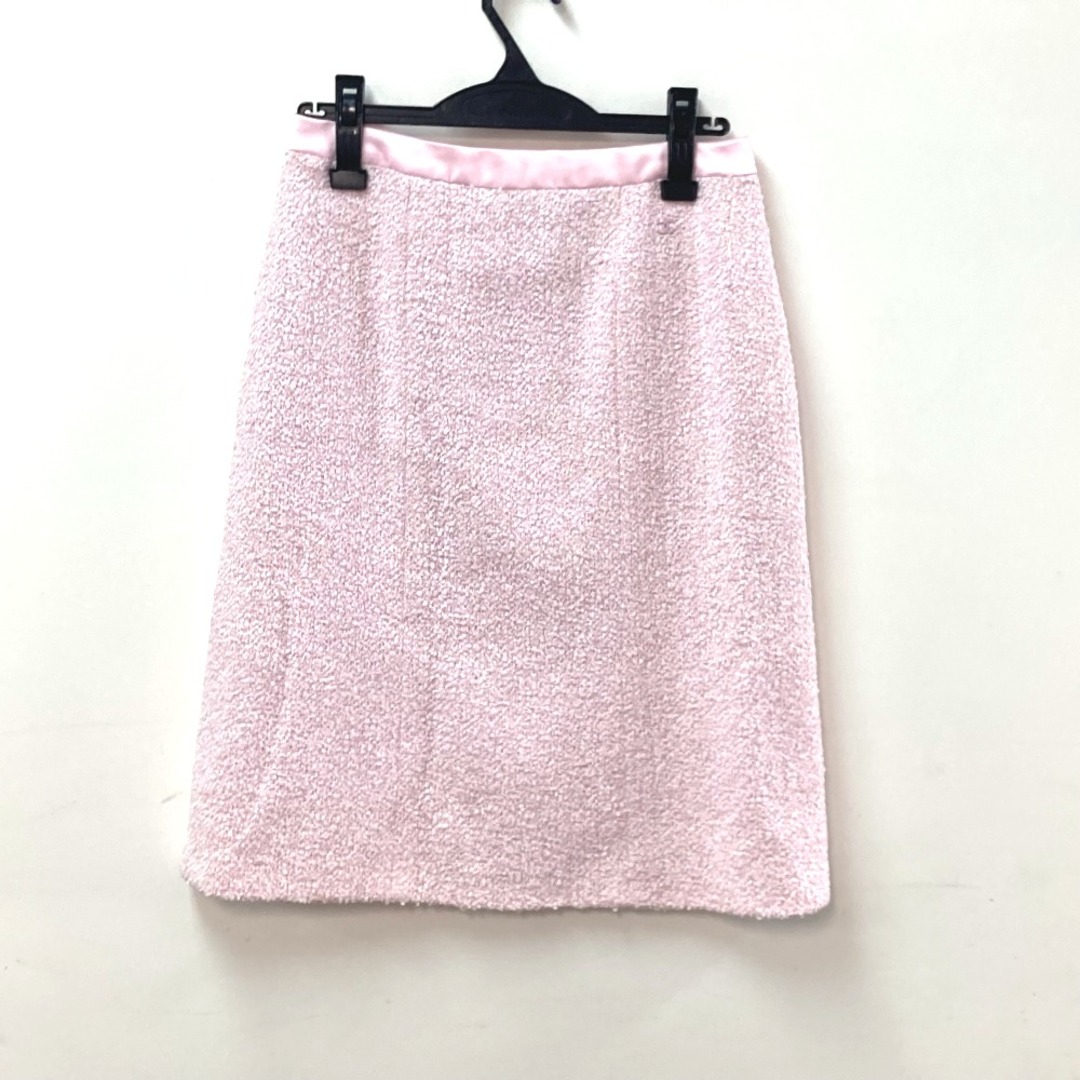 CHANEL(シャネル)のシャネル CHANEL ココマーク CC P22754 04C ツイード ボトムス アパレル スカート ナイロン ピンク レディースのスカート(ひざ丈スカート)の商品写真