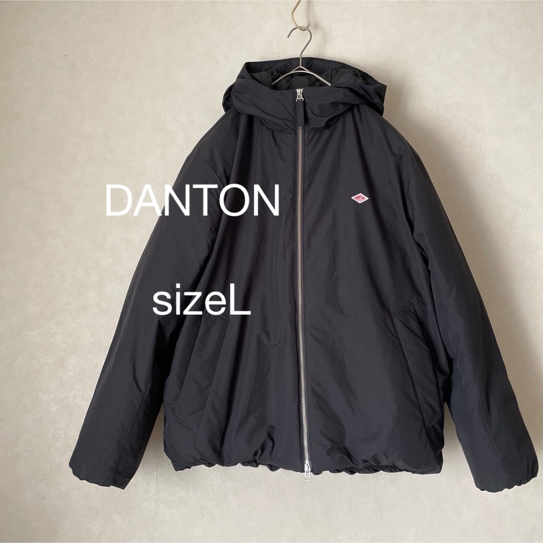 DANTON(ダントン)のDANTON ダウンジャケット フード ブラック ダントン メンズのジャケット/アウター(ダウンジャケット)の商品写真