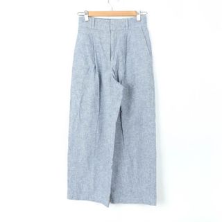 ユニクロ(UNIQLO)のユニクロ パンツ ワイド リラックス ウエストゴム レディース Sサイズ ブルー UNIQLO(その他)