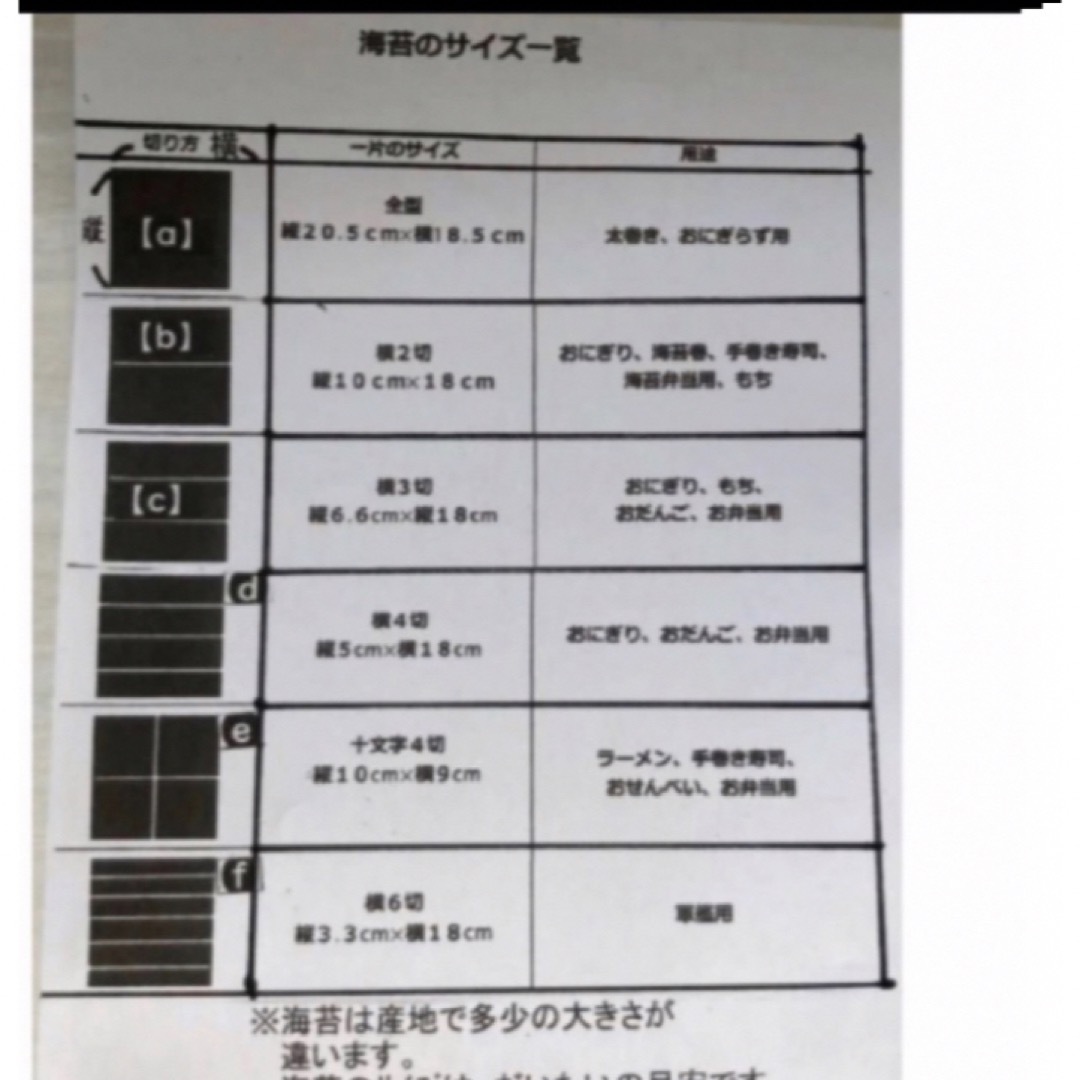 焼き海苔　韓国産少々はね1束50枚　値下げ不可　賞味期限2024年8月1日 食品/飲料/酒の加工食品(乾物)の商品写真