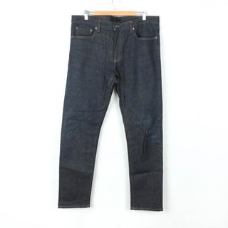 ユニクロ(UNIQLO)のユニクロ デニムパンツ ストレート シンプル ジーンズ UNIQLO JEANS メンズ 36(91.5cm)サイズ ネイビー UNIQLO(ジャージ)