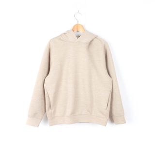 ユニクロ(UNIQLO)のユニクロ パーカー スウェット プルオーバー シンプル 速乾 メンズ Mサイズ ベージュ UNIQLO(パーカー)