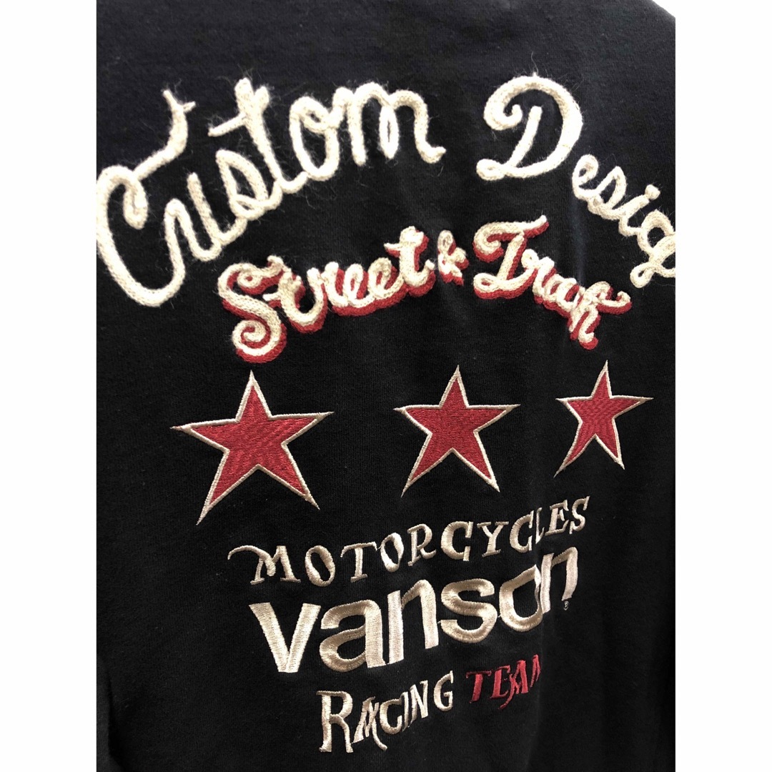 VANSON(バンソン)のVANSON バンソン スウェット ライダースジャケット  メンズのジャケット/アウター(ライダースジャケット)の商品写真