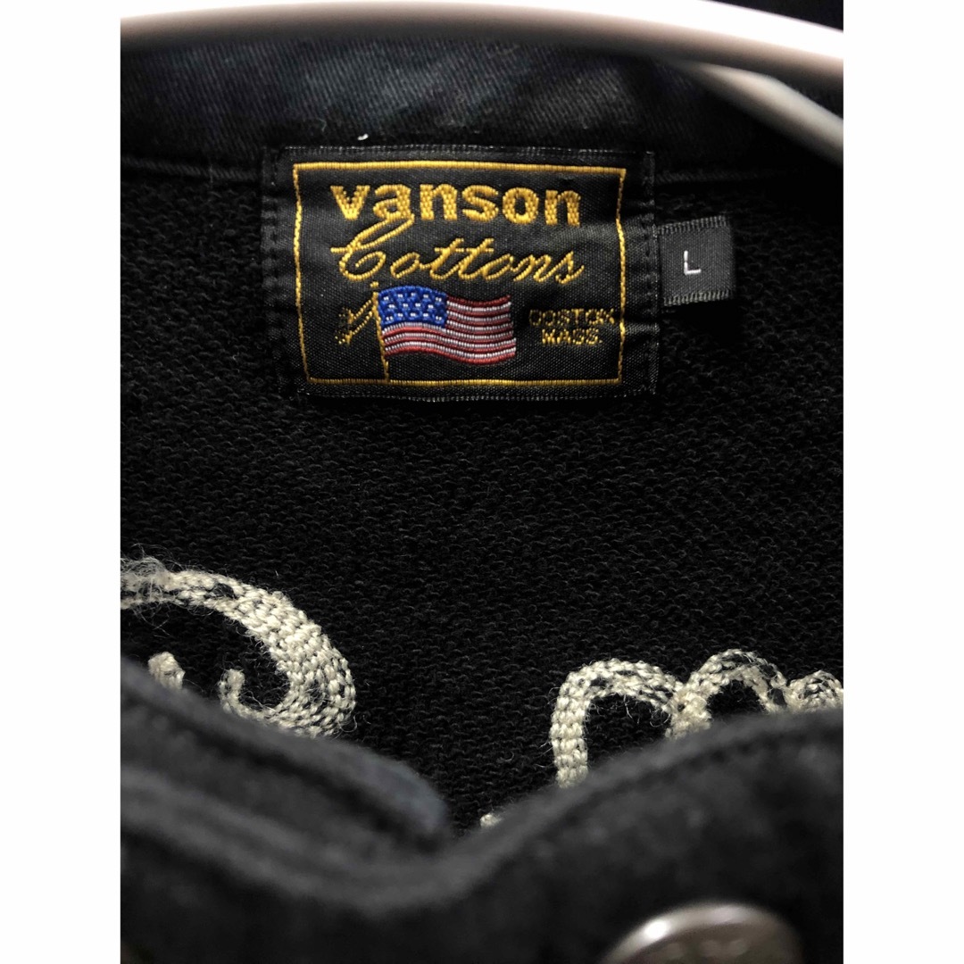 VANSON(バンソン)のVANSON バンソン スウェット ライダースジャケット  メンズのジャケット/アウター(ライダースジャケット)の商品写真