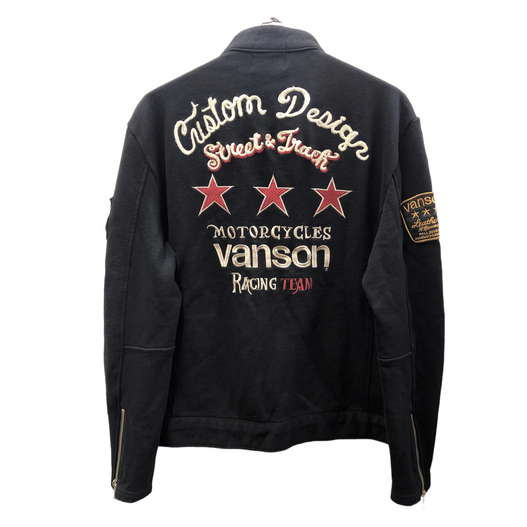 VANSON(バンソン)のVANSON バンソン スウェット ライダースジャケット  メンズのジャケット/アウター(ライダースジャケット)の商品写真