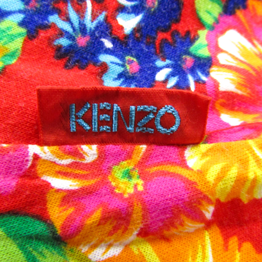 KENZO(ケンゾー)のケンゾー アンサンブル 半袖ジャケット ノースリーブブラウス 花柄 日本製 キッズ 女の子用 130サイズ オレンジ KENZO キッズ/ベビー/マタニティのキッズ服女の子用(90cm~)(その他)の商品写真