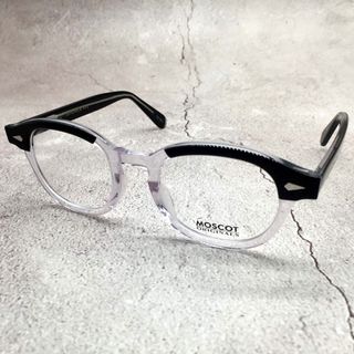 モスコット(MOSCOT)のモスコット (MOSCOT) 49 レムトッシュ 眼鏡 メガネ ブラック クリア(サングラス/メガネ)