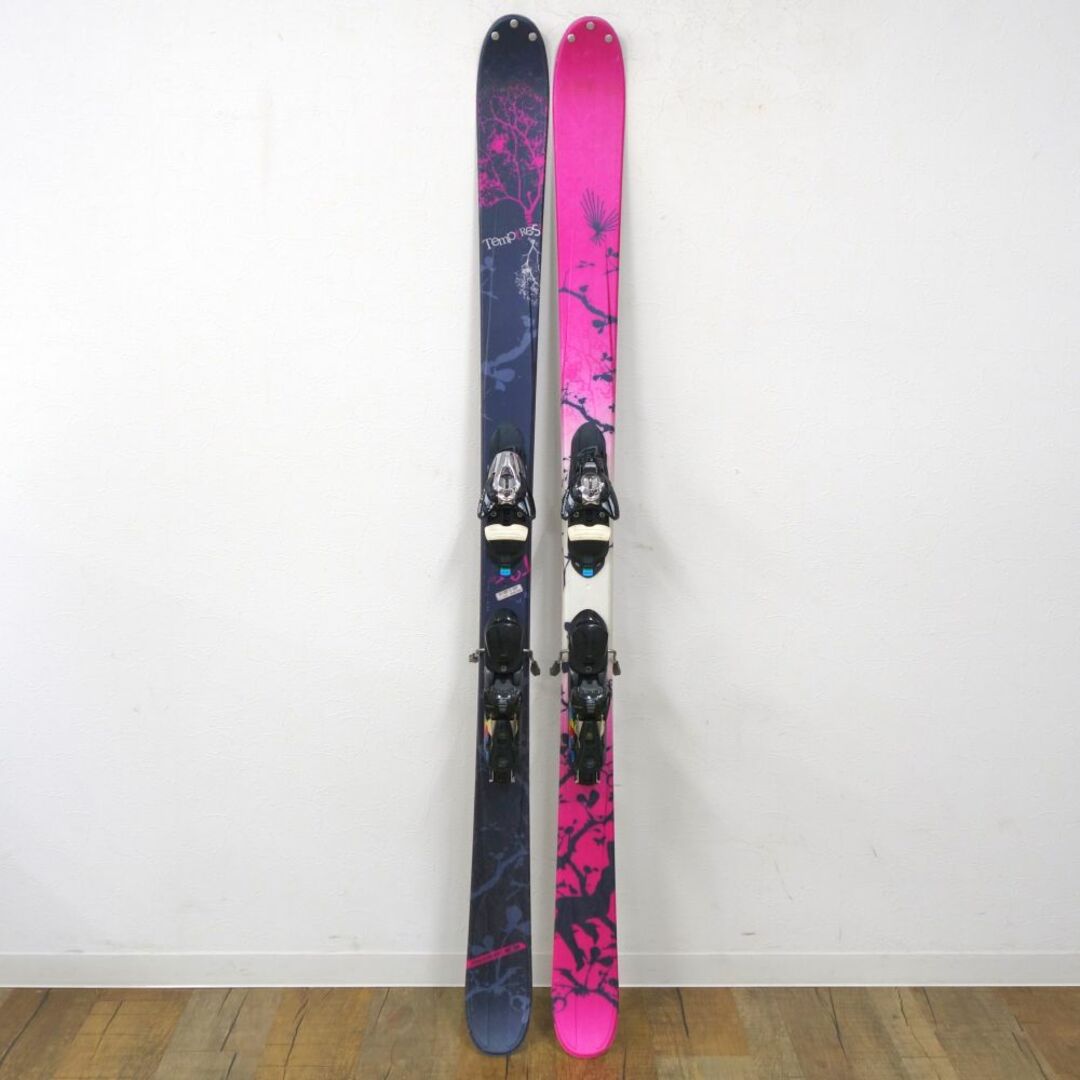 サロモン SALOMON Temptress 161cm センター80mm ビンディング サロモン12 ツインチップ ゲレンデ スキー アウトドア スポーツ/アウトドアのスキー(板)の商品写真