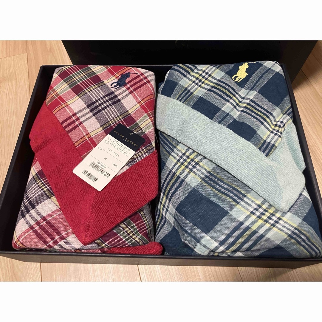 Ralph Lauren(ラルフローレン)のラルフローレン　ハーフタオルケット キッズ/ベビー/マタニティの寝具/家具(タオルケット)の商品写真