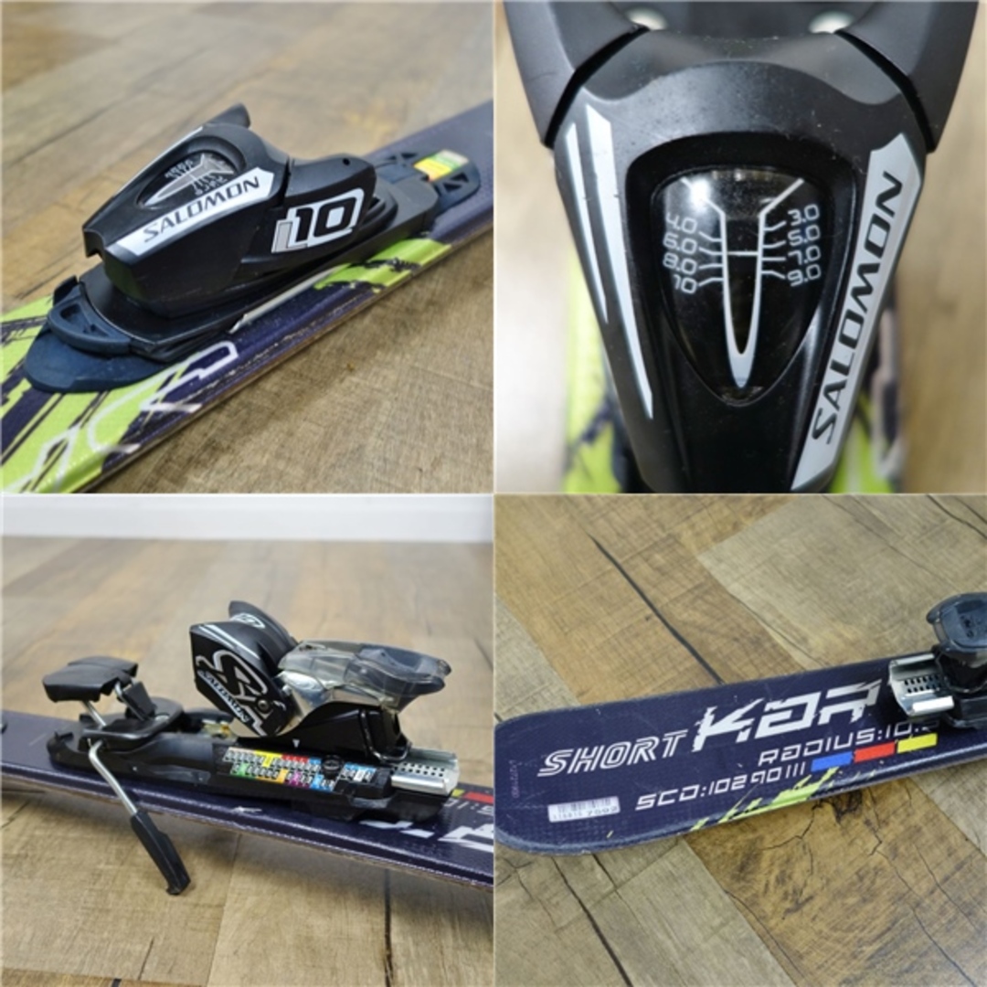 サロモン SALOMON ShortKart ショートカート 125cm センター90mm サロモン SALOMON ShortKart ショートカート 125cm センター90mm