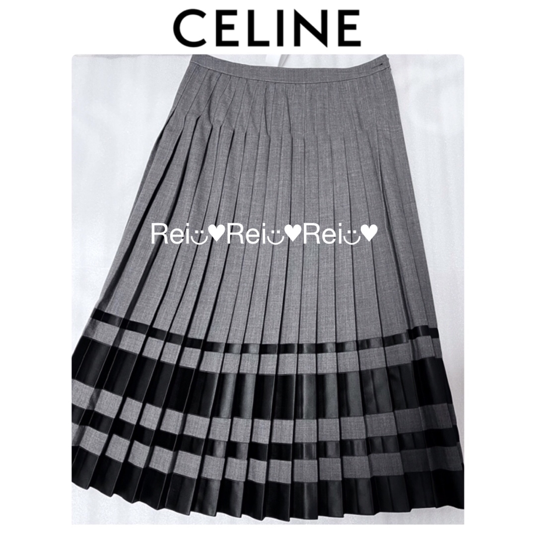 celine(セリーヌ)のCELINE  プリーツスカート 36 レディースのスカート(その他)の商品写真