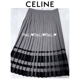 セリーヌ(celine)のCELINE  プリーツスカート 36(その他)