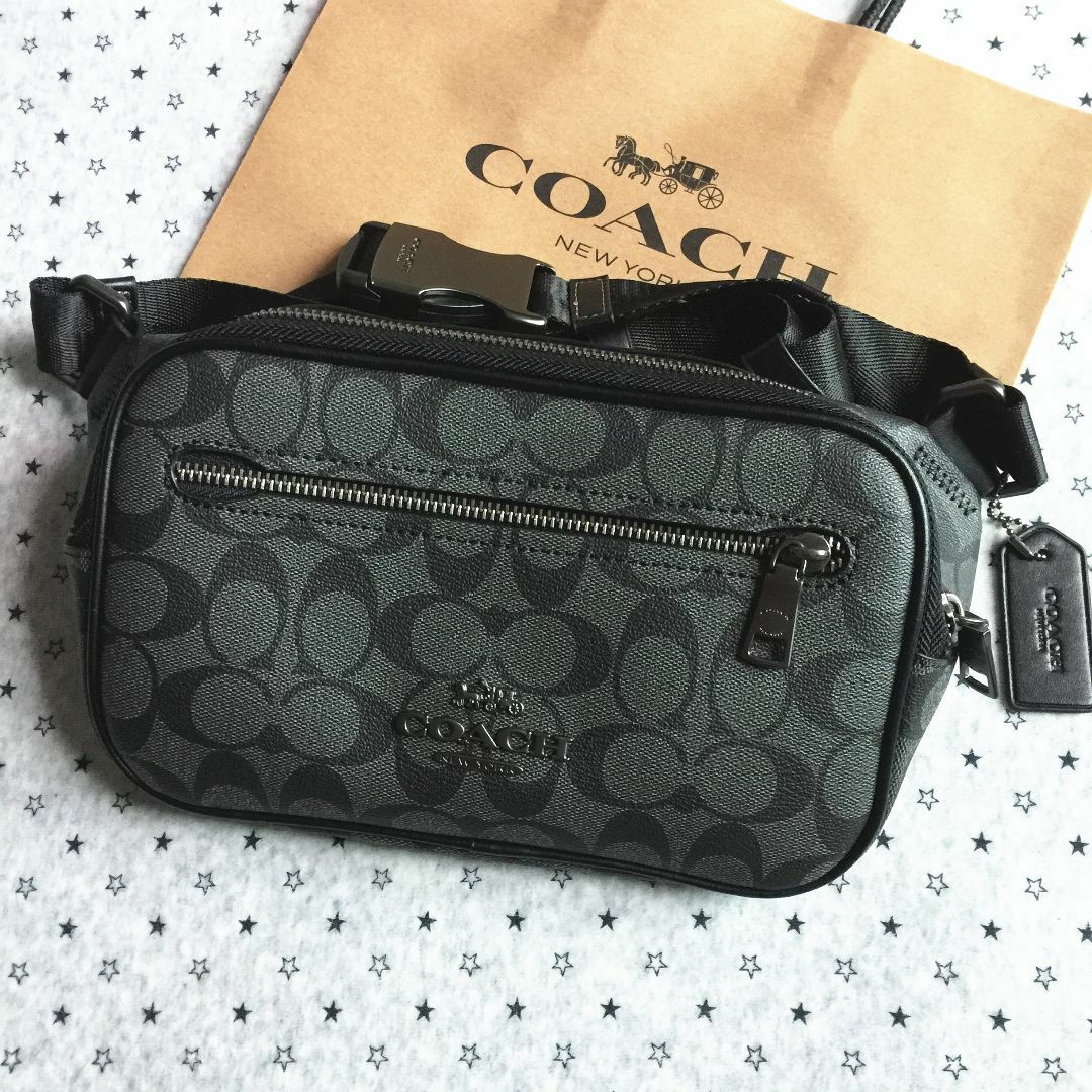 COACH(コーチ)のコーチ/COACH ボディーバッグ CJ506 ベルトバッグ ミニポーチ付き メンズのバッグ(ボディーバッグ)の商品写真