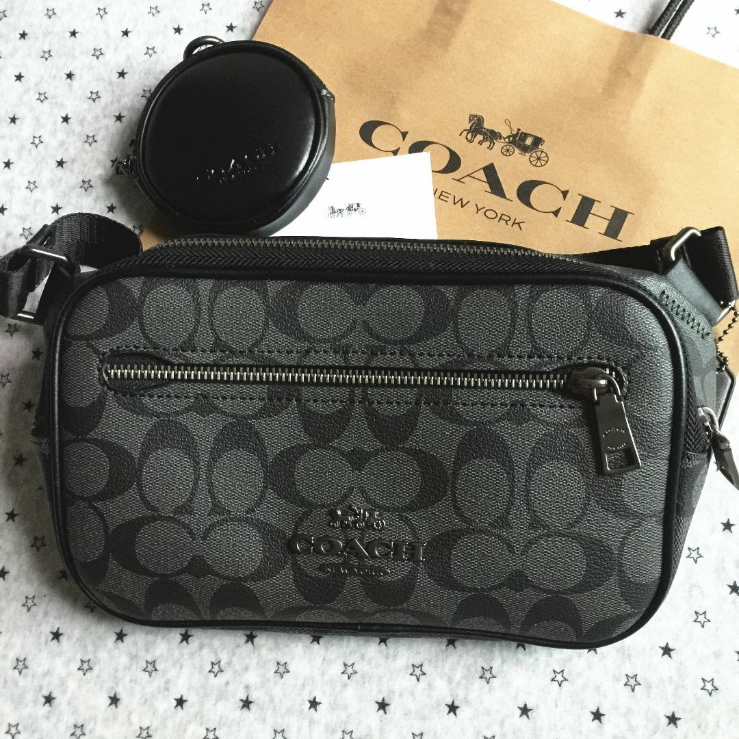 COACH(コーチ)のコーチ/COACH ボディーバッグ CJ506 ベルトバッグ ミニポーチ付き メンズのバッグ(ボディーバッグ)の商品写真