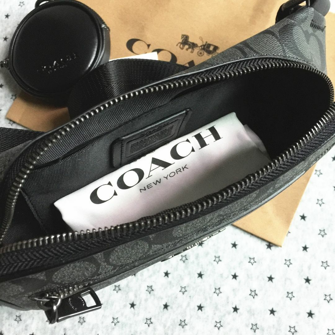 COACH(コーチ)のコーチ/COACH ボディーバッグ CJ506 ベルトバッグ ミニポーチ付き メンズのバッグ(ボディーバッグ)の商品写真