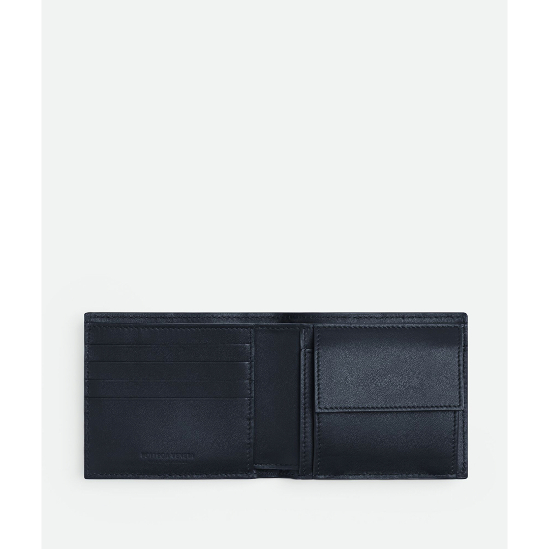 Bottega Veneta(ボッテガヴェネタ)のボッテガヴェネタ　イントレチャート　二つ折りコインパース付きウォレット メンズのファッション小物(折り財布)の商品写真