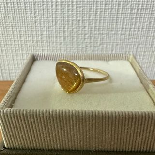 エテ(ete)のete k10 Dewリング ゴールデンサンストーン(リング(指輪))