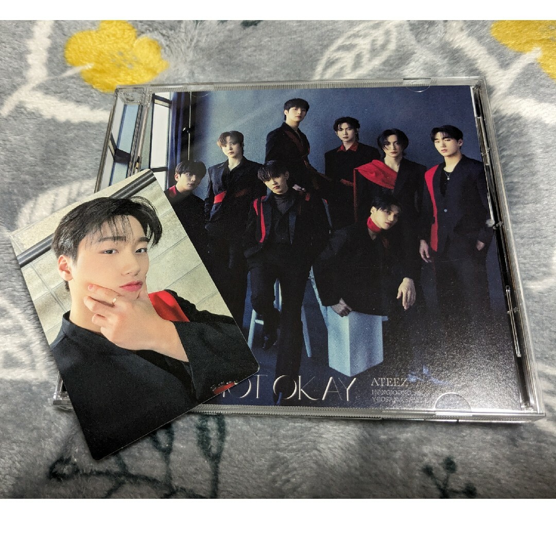 ATEEZ(エイティーズ)のATEEZ アチズ 「NOT OKAY」 トレカ　サン エンタメ/ホビーのCD(K-POP/アジア)の商品写真